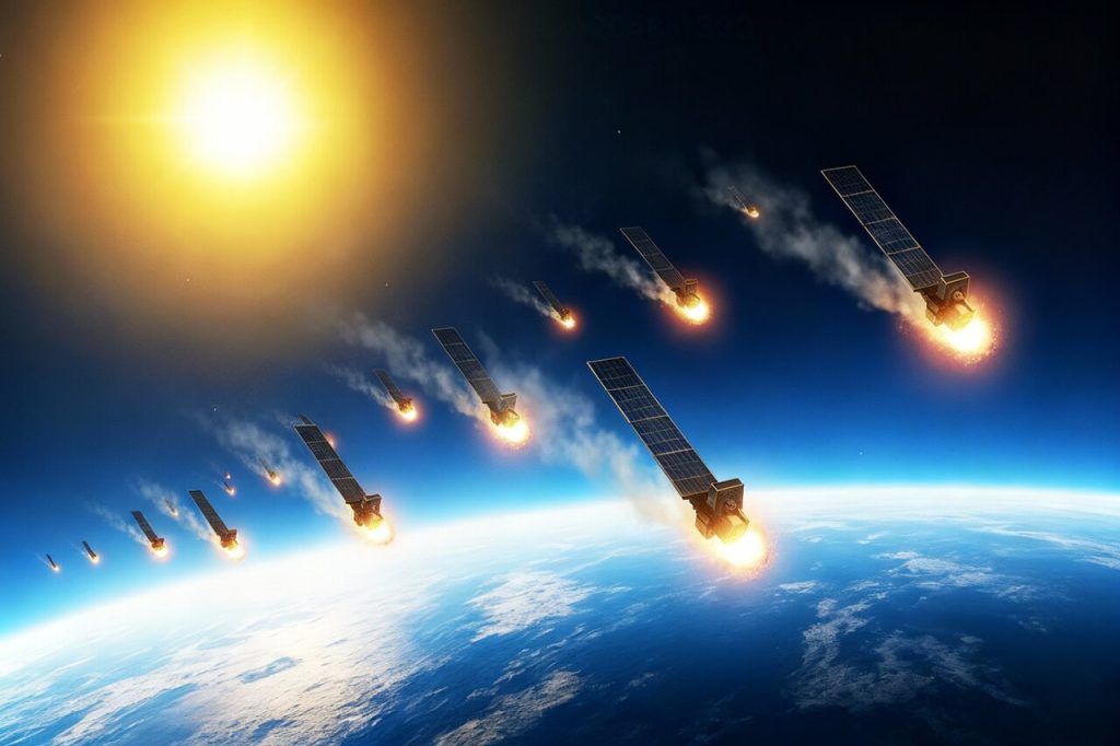 سقوط ماهواره‌های استارلینک‌